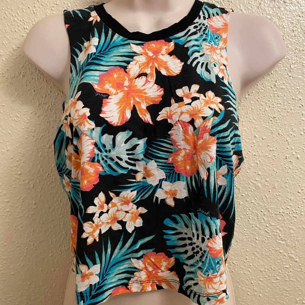 ❄️Pink Victoria secret paradise crop top xsmall